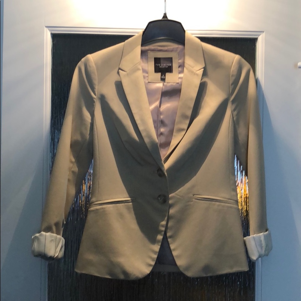 The Limited Collection, size 0, tan, blazer, suit